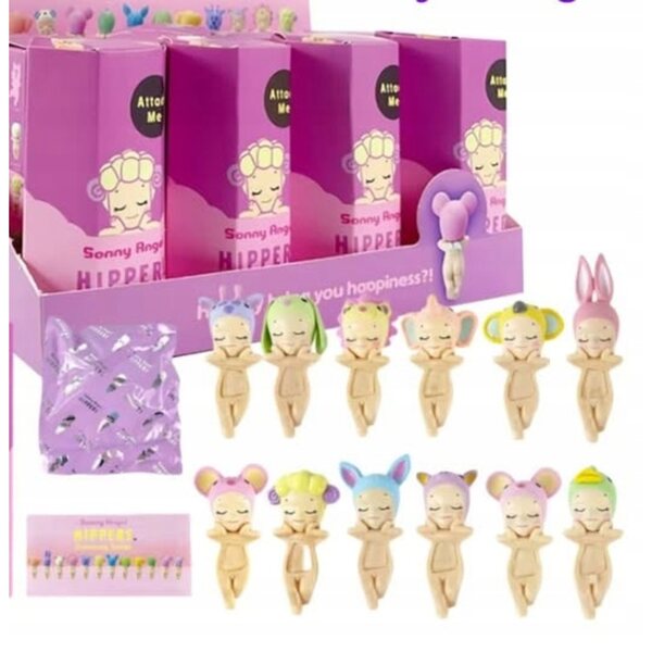 Mini bambola con telefono Sonny Angel Hipsters - decorazione e gadget con motivo di animali
