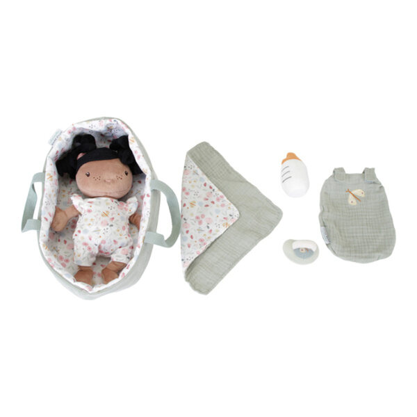 Piccola bambola olandese Evi con accessori in tessuto per bambini 1+ anno