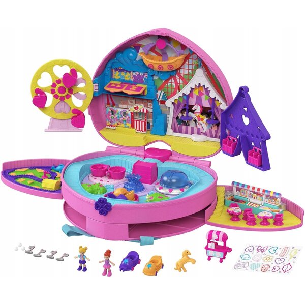 Polly Pocket Mattel 33 см с комплект мебели и магически медальон
