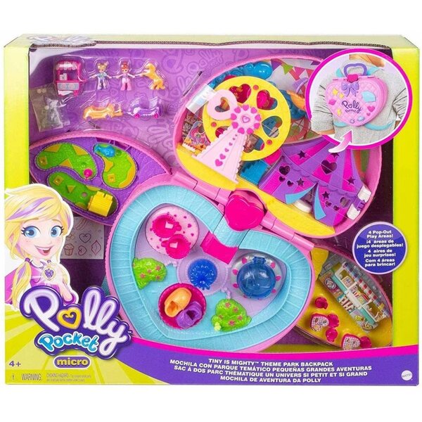 Polly Pocket Mattel 33 см с комплект мебели и магически медальон