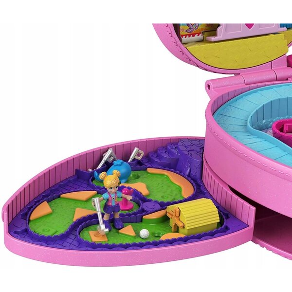 Polly Pocket Mattel 33 см с комплект мебели и магически медальон