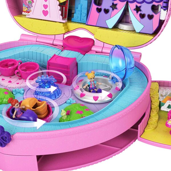 Polly Pocket Mattel 33 см с комплект мебели и магически медальон