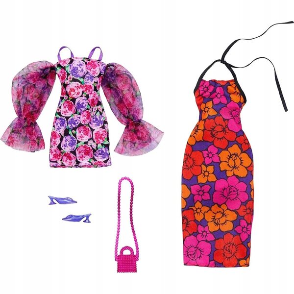 Mattel Barbie Fashions Set 2 complet avec vêtements et accessoires pour poupées
