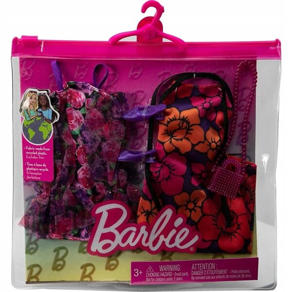 Mattel Barbie Fashions Set 2 complet avec vêtements et accessoires pour poupées