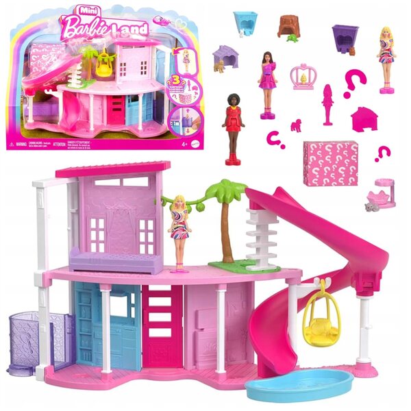 Barbie Mini Domizil mit Puppe und Zubehör für Mädchen ab 4 Jahren