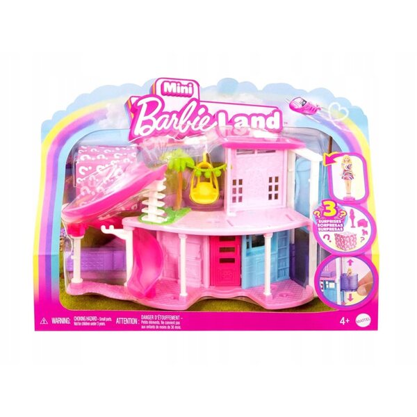 Barbie Mini Domizil mit Puppe und Zubehör für Mädchen ab 4 Jahren