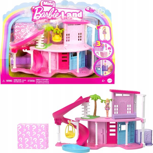 Barbie Mini Domizil mit Puppe und Zubehör für Mädchen ab 4 Jahren