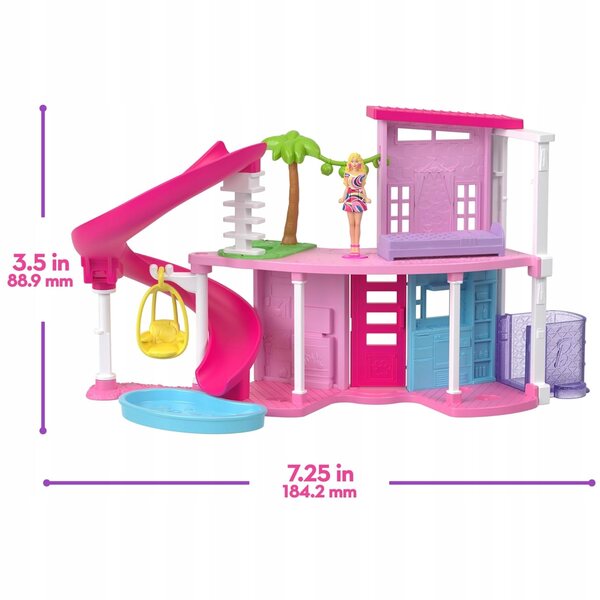 Barbie Mini Domizil mit Puppe und Zubehör für Mädchen ab 4 Jahren