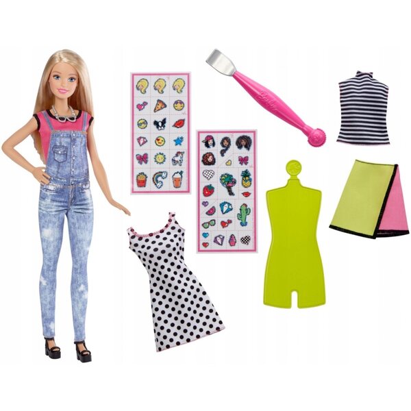Barbie Zrób to sama: Modne naklejki DYN93