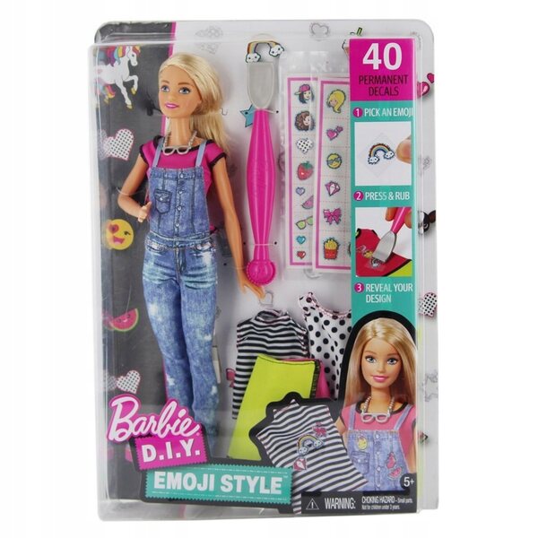 Barbie Zrób to sama: Modne naklejki DYN93