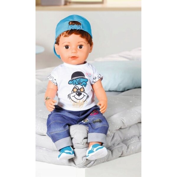 Baby Born Brother: bambola interattiva da 43 cm con suoni e accessori