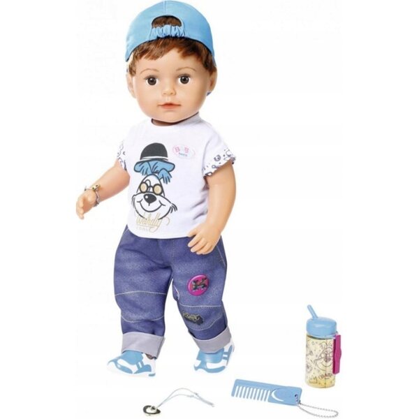 Baby Born Brother: bambola interattiva da 43 cm con suoni e accessori