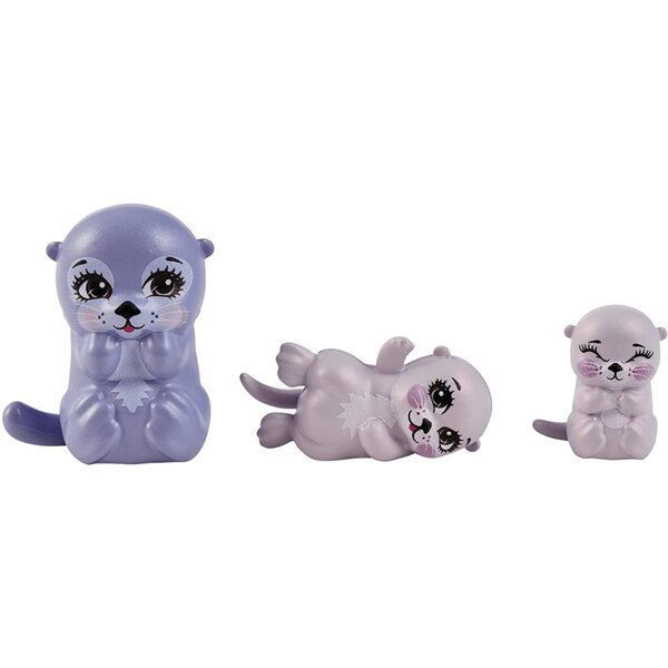 Enchantimals Ocean Kingdom: set 3 bambole, amici animali e accessori per bambini 4+