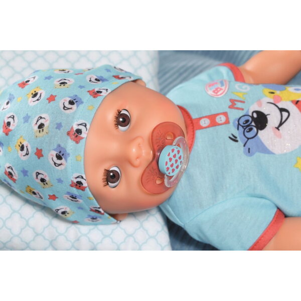 BABY BORN Magic Boy 43 cm mit 10 Funktionen und Kleidung inklusive