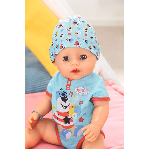 BABY BORN Magic Boy 43 cm mit 10 Funktionen und Kleidung inklusive