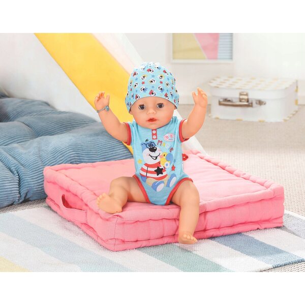 BABY BORN Magic Boy 43 cm mit 10 Funktionen und Kleidung inklusive