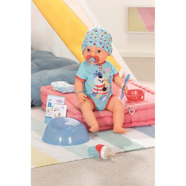BABY BORN Magic Boy 43 cm mit 10 Funktionen und Kleidung inklusive