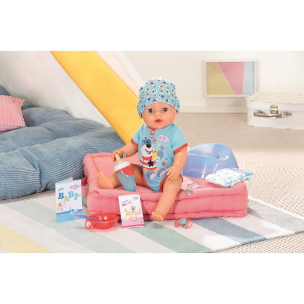 BABY BORN Magic Boy 43 cm mit 10 Funktionen und Kleidung inklusive