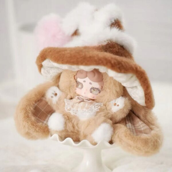 Lucky Deer Nai V4 Boîte aveugle en peluche lettre de sorcière - Porte-clés lapin bonne nuit Kawaii