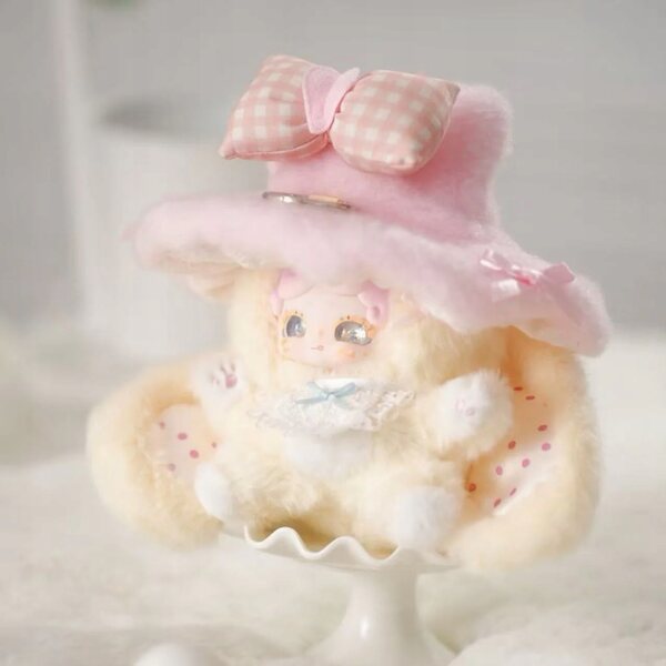 Lucky Deer Nai V4 Boîte aveugle en peluche lettre de sorcière - Porte-clés lapin bonne nuit Kawaii