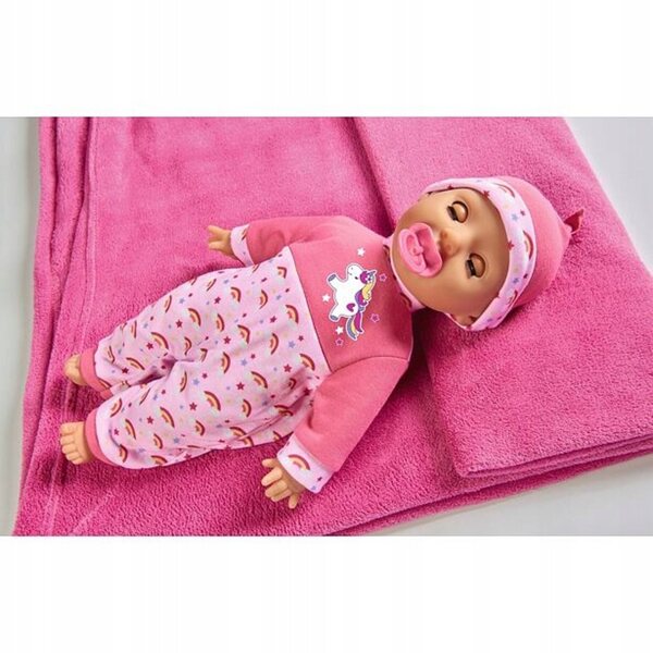 Interaktive Puppe Laura 38 cm mit Geräuschen und lächelnden Augen Simba