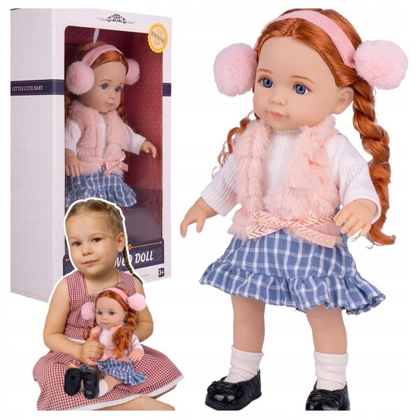 Bambola Jelena 36 cm con vestiti e capelli lunghi, ideale per bambine 3+