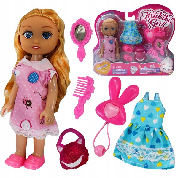 Minidolls Modnisia: elegante Puppe mit Zubehör und beweglichen Teilen für Kinder