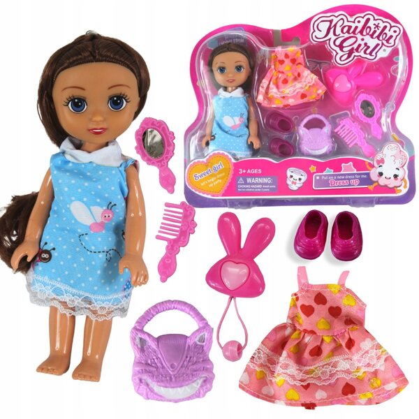 Minidolls Modnisia: elegante Puppe mit Zubehör und beweglichen Teilen für Kinder