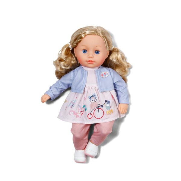 Baby Born Sophia Puppe, 36 cm, blond in rosa Kleidung