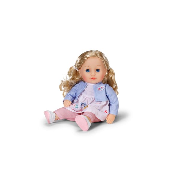Baby Born Sophia Puppe, 36 cm, blond in rosa Kleidung