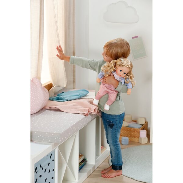 Baby Born Sophia Puppe, 36 cm, blond in rosa Kleidung