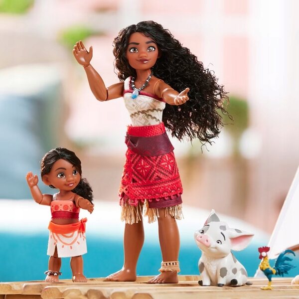 Disney Vaiana 2 Puppe mit Simea, Hei Hei und Pua Zubehör 28 cm Top Qualität