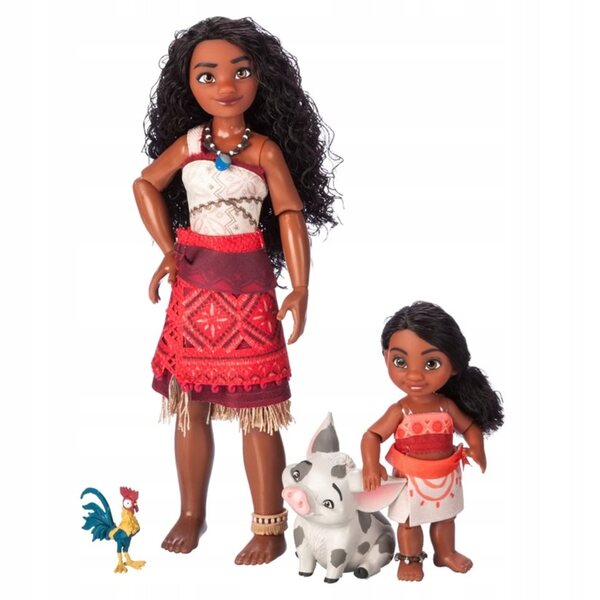 Disney Vaiana 2 Puppe mit Simea, Hei Hei und Pua Zubehör 28 cm Top Qualität