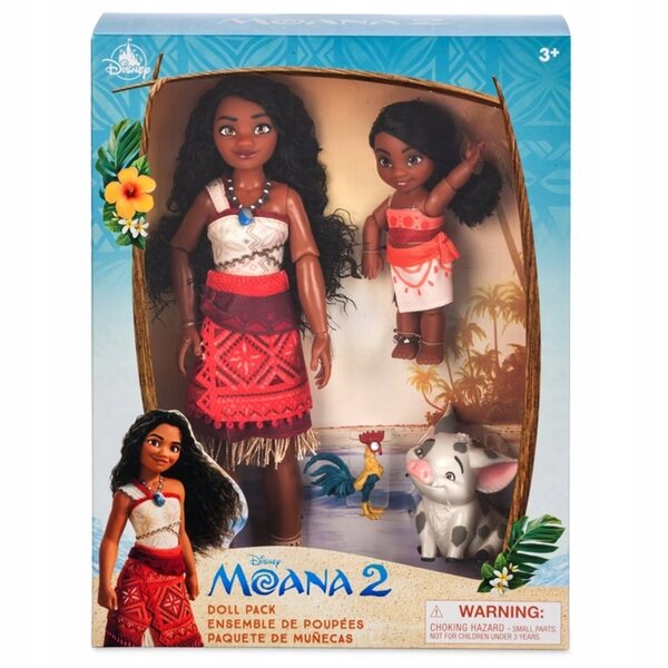 Disney Vaiana 2 Puppe mit Simea, Hei Hei und Pua Zubehör 28 cm Top Qualität