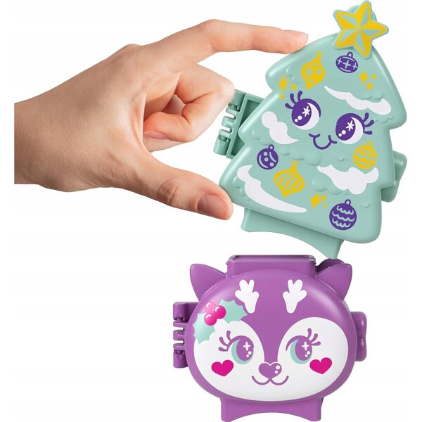 Polly Pocket Christmas Set - Un giocattolo per bambini dai 4 anni con una mini bambola