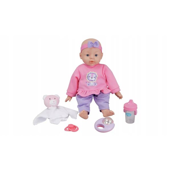 Baby Doll interattiva da 38 cm con accessori rosa per bambini dai 10 mesi in su
