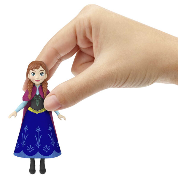 Mattel Disney Frozen kleine Anna-pop - 9 cm, perfect voor kinderen vanaf 3 jaar