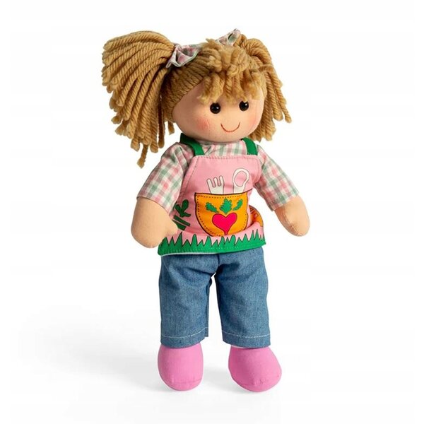 Bambola di pezza Eliza 33 cm - Morbida e Sicura per Bambini da 0+