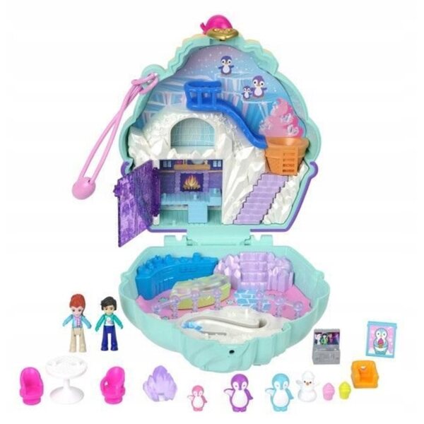 Polly Pocket Set Snow Penguin 14 см - Мини кукла и аксесоари