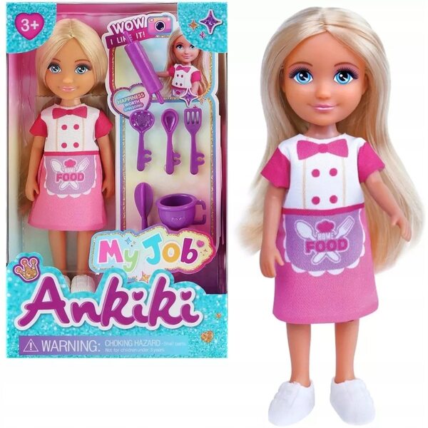 Trifox bambola cuoca con accessori cucina per bambini da 3 anni in su
