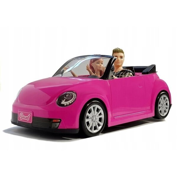 Doll con Auto Coupe 43 cm Rosa con Luci e Suoni per Bambini dai 3+