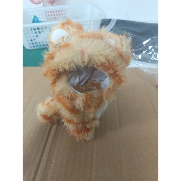 Abbigliamento per bambole Cute Cat 17 cm in tessuto peloso CE per bambini 14+