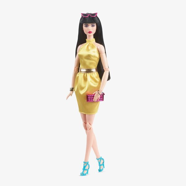 Barbie Signature Looks Lina HJX28 mit Original-Kleidern aus der Mattel-Kollektion