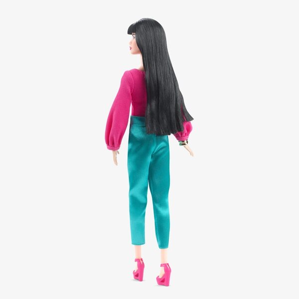 Barbie Signature Looks Lina HJX28 mit Original-Kleidern aus der Mattel-Kollektion