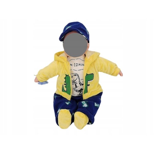 Babykleidungsset für 45 cm große Puppen mit Mütze und Jacke
