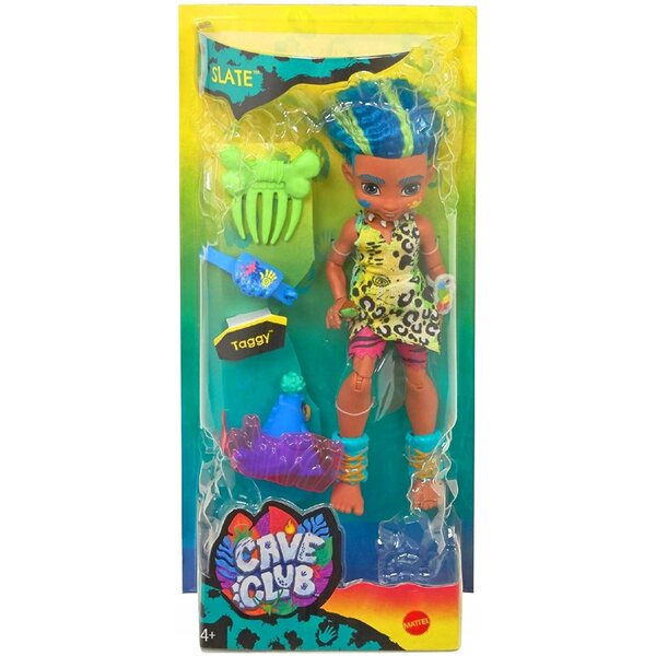 Cave Club Doll Slate und Taggy Mattel – Prähistorisches Spiel für Kinder ab 4 Jahren