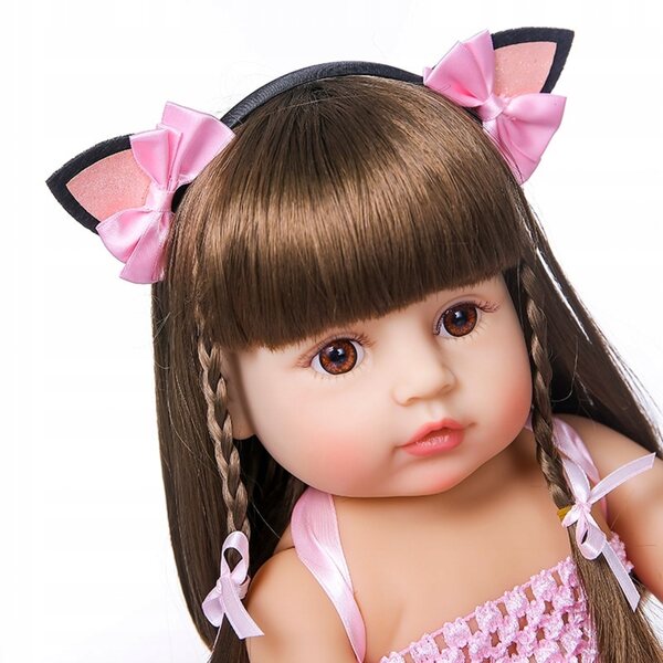 Bambola Reborn 55 cm - Bambola realistica per bambini con alta qualità e accessori