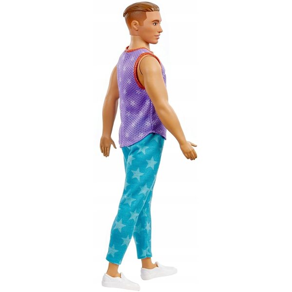 Mattel Barbie Fashionistas Ken Modepuppe mit modischer Kleidung