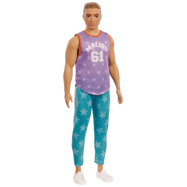 Mattel Barbie Fashionistas Ken Modepuppe mit modischer Kleidung