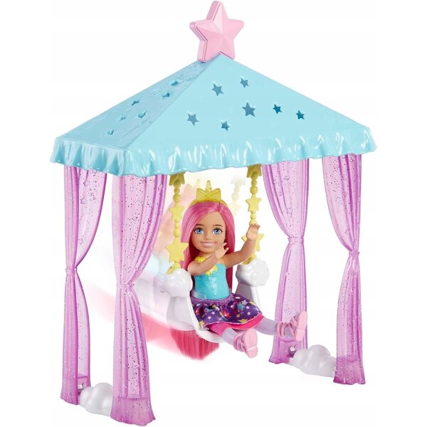 Barbie Chelsea Dreamtopia mit Katze und magischem Spielset für Kinder ab 3 Jahren